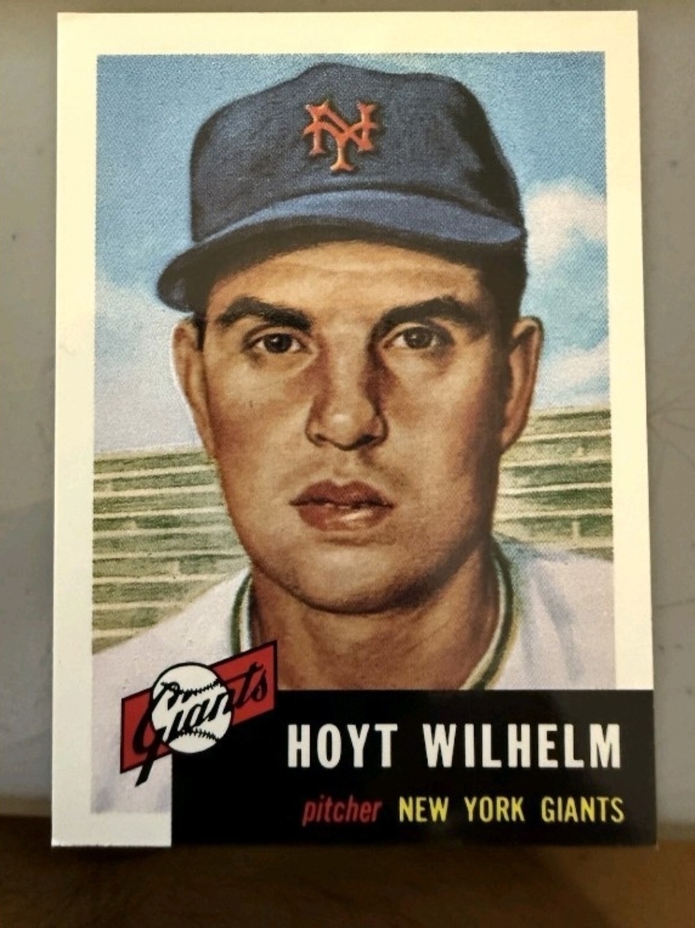 Topps 1991 Archives The Ultimate 1953 Hoyt Wilhelm #151 New York Giants Card